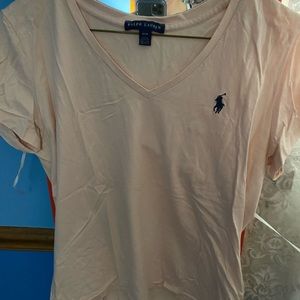 Pink polo tee